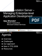 Visual Studio Team System 2008 Team Foundation Server - Manage Enterprise - Level Application Develop Men