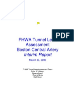 Boston Big Dig Highway Tunnel Leak Assessment Report