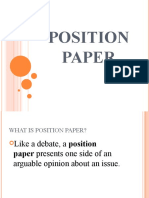 Position Paper