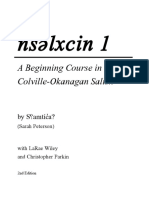 Okanagan Salish Dictionary