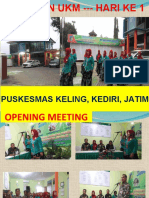 Masukan UKM HR 1 Puskesmas Keling, Kab Kediri, Jatim