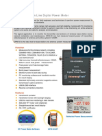 RF in Line Digital Power Meter: Function