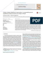 Climate Change Adaptation in Agriculture: A Computable Generalequilibrium Analysis of Land-Use Change in Nepal