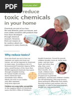 Reducing Toxin Chemicals