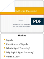 Signals and Signal Processing: Prepared By: Prof. Iyad Jafar Instructor: Prof. Dia Abunnadi