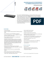 Industrially Hardened (24) 10/100/1000 BASE-TX + (4) 1000BASE-FX Managed Ethernet Switch