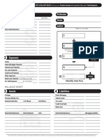 CASHFLOW The Board Game Personal Financial Statement PDF