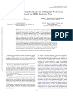 1-20 Pfiffner Et Al 2014 RCT ADHD INatt