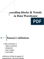 Building Blocks & Trends in Data Warehouse