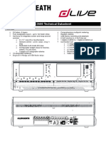 C3500 Technical Datasheet: Allen & Heath Limited Kernick Industrial Estate Penryn, Cornwall, TR10 9LU, UK