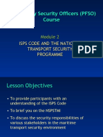 Module 02 - ISPS CODE AND THE MARITIME TRANSPORT SECURITY PROGRAMME