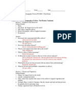 Chapter 18: Physical Geography of Africa: The Plateau Continent