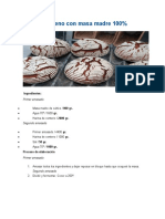 Formulas de Panes