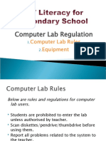 Lab Rules