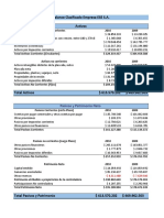 Balance Empresa ESE SA Marzo 2016