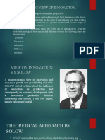 Macroeconomic View of Innovation