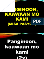 Panginoon, Kaawaan Mo Kami: (Misa Pasyon)