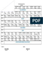 Consolidated Class Schedule