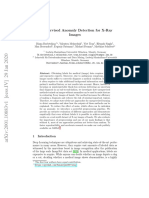 Unsupervised Anomaly Detection For X-Ray Images