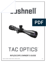 Riflescope Owner'S Guide: Model #: BT6245FG / BT6245F / BT5154 / BT4305 / BT1040 7-18