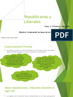 Ideas Republicanas y Liberales