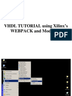 Xilinx VHDL Tutorial