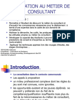 Initiation Au Métier de Consultant