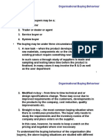 Organisational Buying Behaviour-28.06.10 &amp 02.07.10