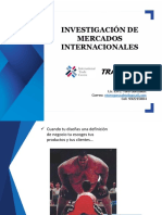 Trade Map, Investigacion de Mercados Internacionales