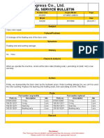 Win Progress Co., LTD.: Technical Service Bulletin