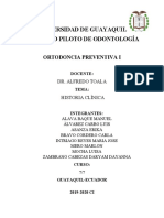 Historia Clinica - Ortodoncia I1p