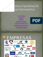 Características Operativas de Empresas Aeronauticas