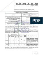 Pension Fund Regulatory and Development Authority: Recruitment of Officer Grade A' (Assistant Manager) - 2020