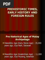 1.1 Prehistoric Times and Malay Kindom of Malacca