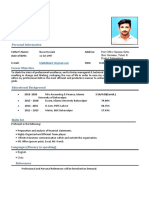 Curriculum Vitae: Muhammad Dildar