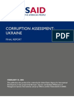 Anti Corruption Assessment Ukraine - Usaid