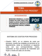 Sistema de Costos Por Proceso Teoria