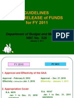 DBMROVI Summary FY 2011 Fund Release