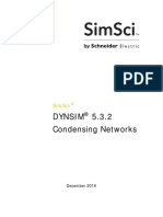 Dynsim 5.3.2 Condensing Networks: Simsci