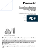 Operating Instructions: KX-TG5621