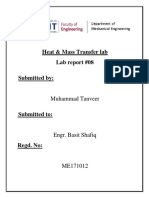 ME171012 Lab Report 8 HMT PDF