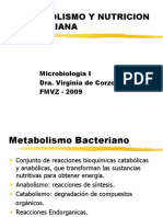 Metabolismo y Nutricion Bacteriana