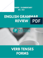 A1 A2 Verbs Tenses Review