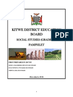 Social Studies Pamphlet Grade 8 & 9