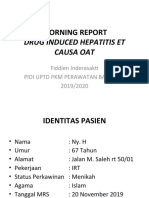 MORNING REPORT Drug Induced Hepatitis Et Causa Oat