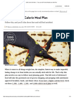 1,200 Calorie Diet Menu - 7 Day Lose 20 Pounds Weight Loss Meal Plan PDF