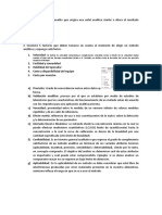 Factores Que Deben Tomarse en Cuenta Al Momento de Elegir Un Método Analítico y Exponga Cada Factor.