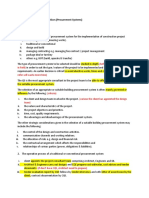 BTQS2044 - Professional Practices (Procurement Systems) Lecture No. 3 Procurement System