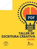 Información Taller de Escritura Creativa