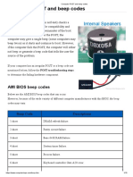 Computer POST and Beep Codes PDF